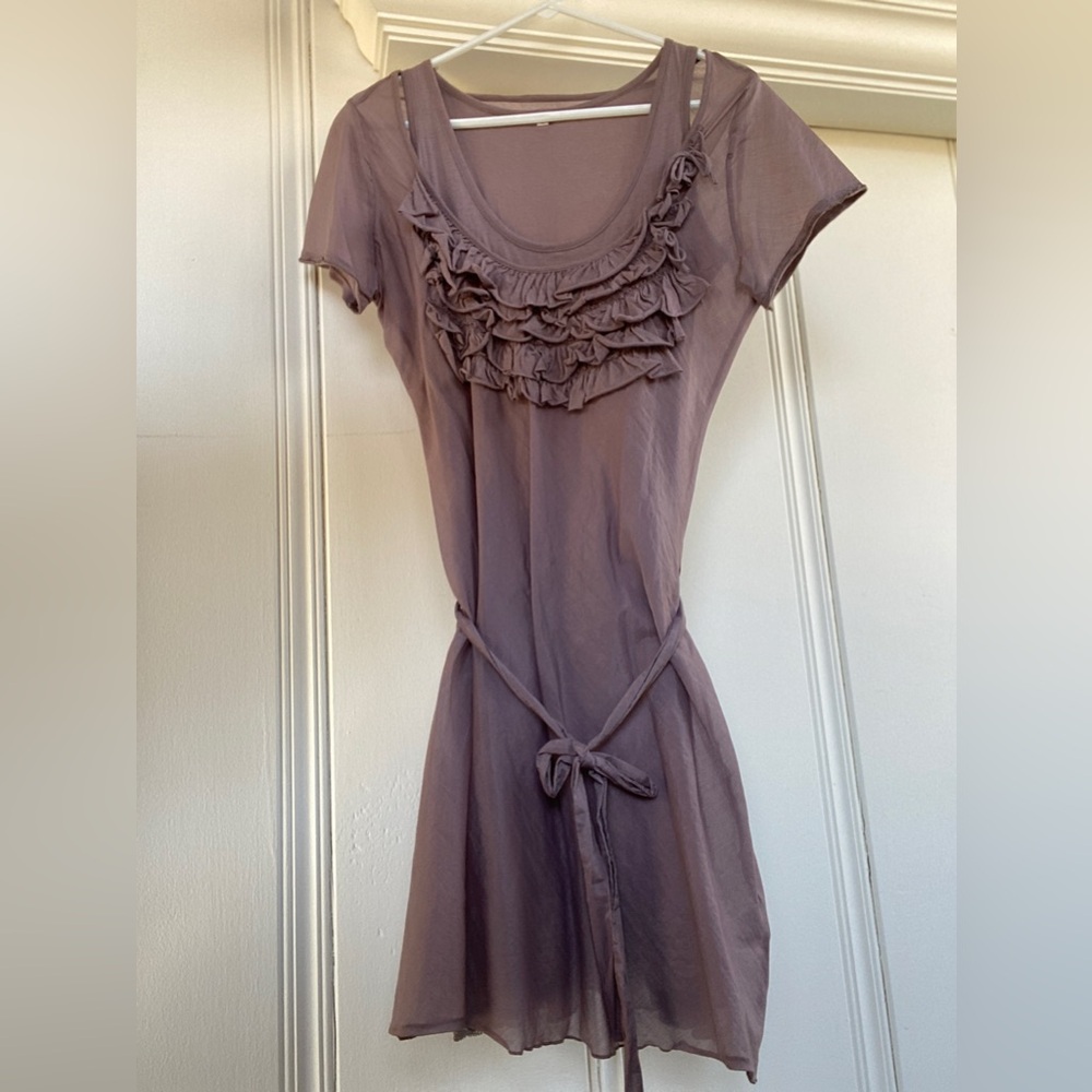 Monoreno light plum purple two-piece dress